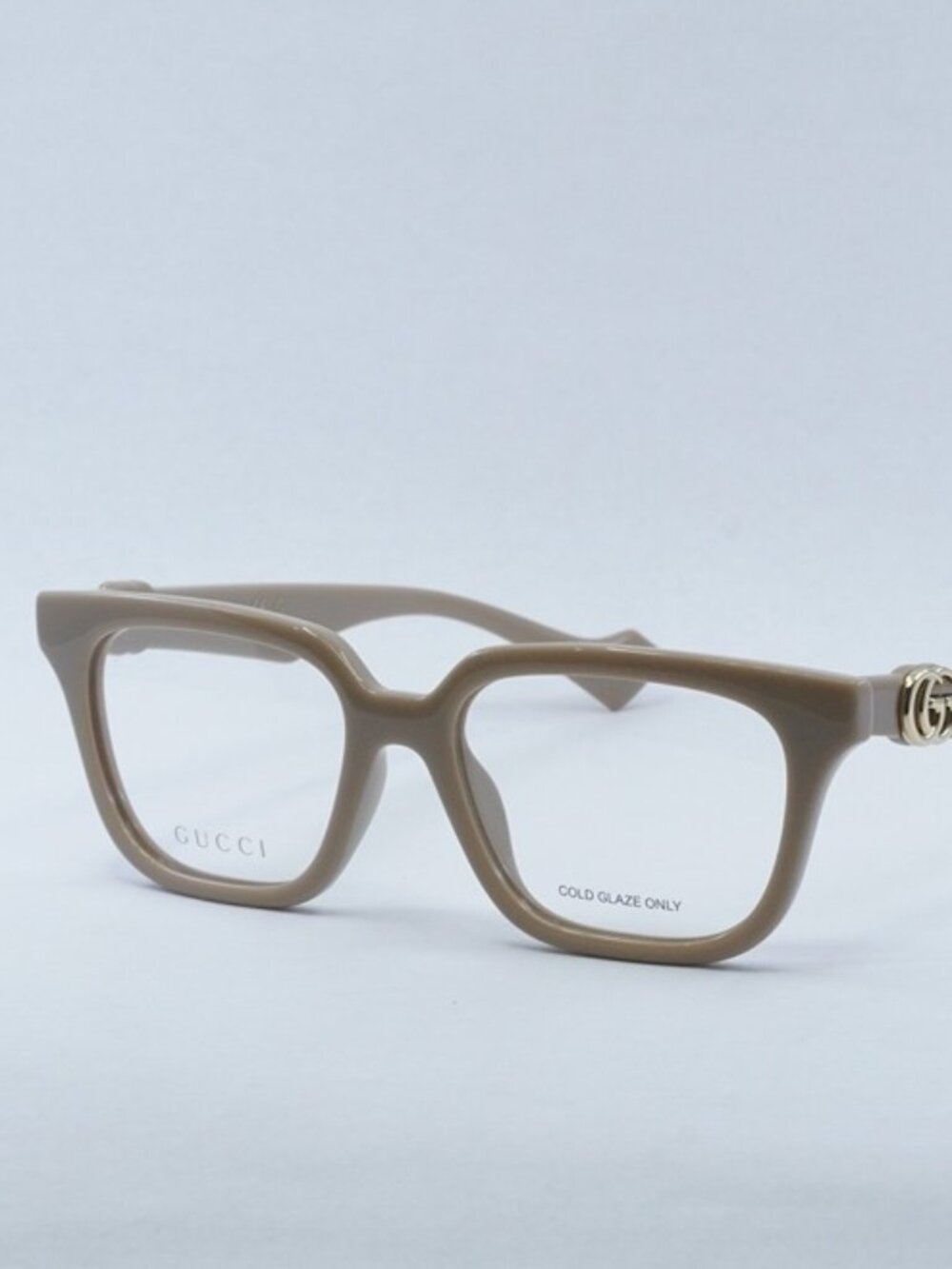 Gucci GG1536O 007 Eyeglasses Nude 53mm Rectangle Frame
